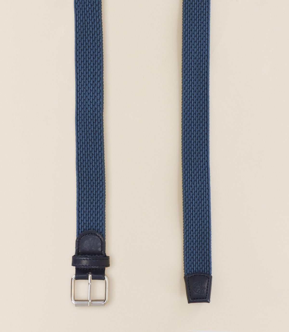 Ceinture tressée indigo clair - IZAC
