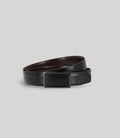 Ceinture réversible noir et marron - IZAC