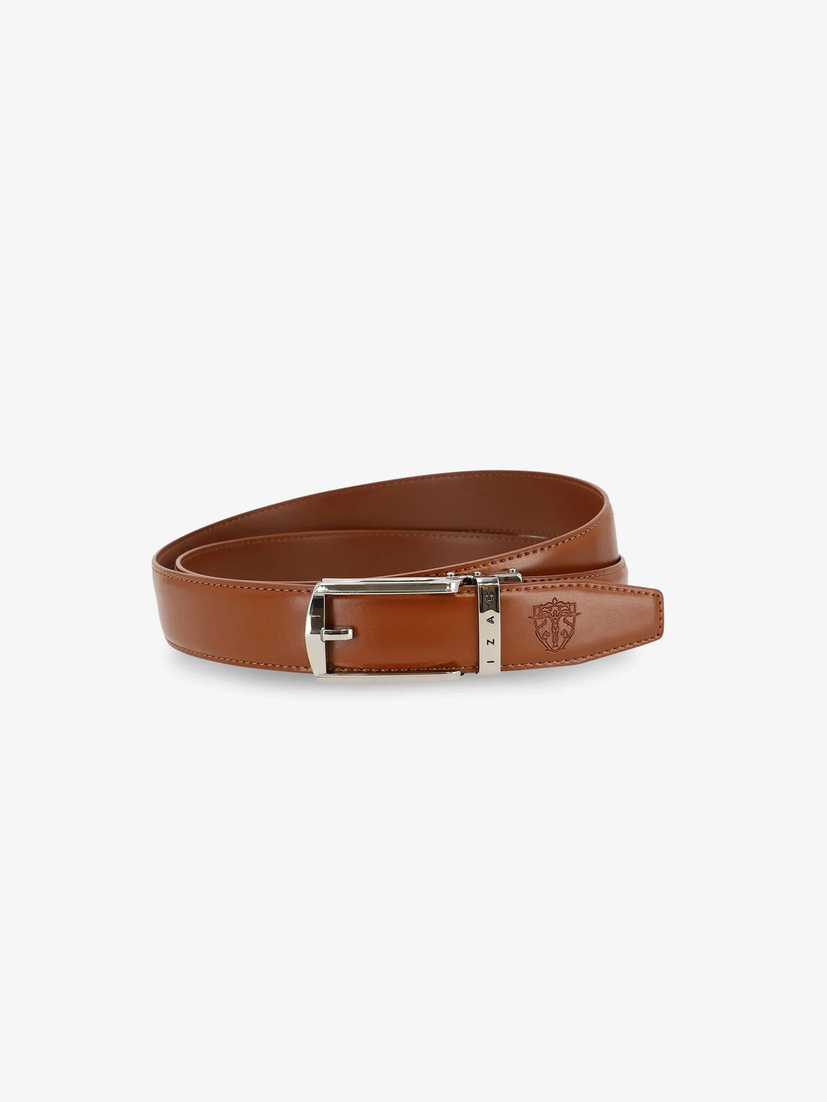 Ceinture à cliquet camel - IZAC