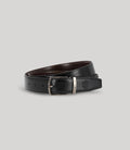 Ceinture réversible noir et marron - IZAC