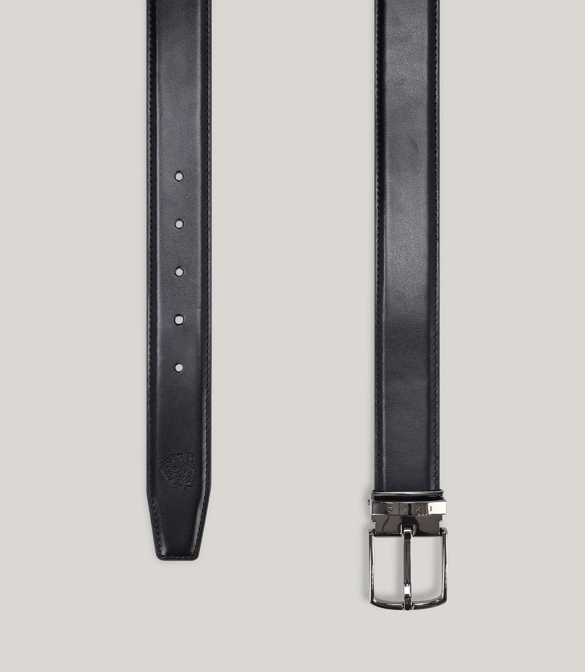Ceinture réversible noir et marron - IZAC