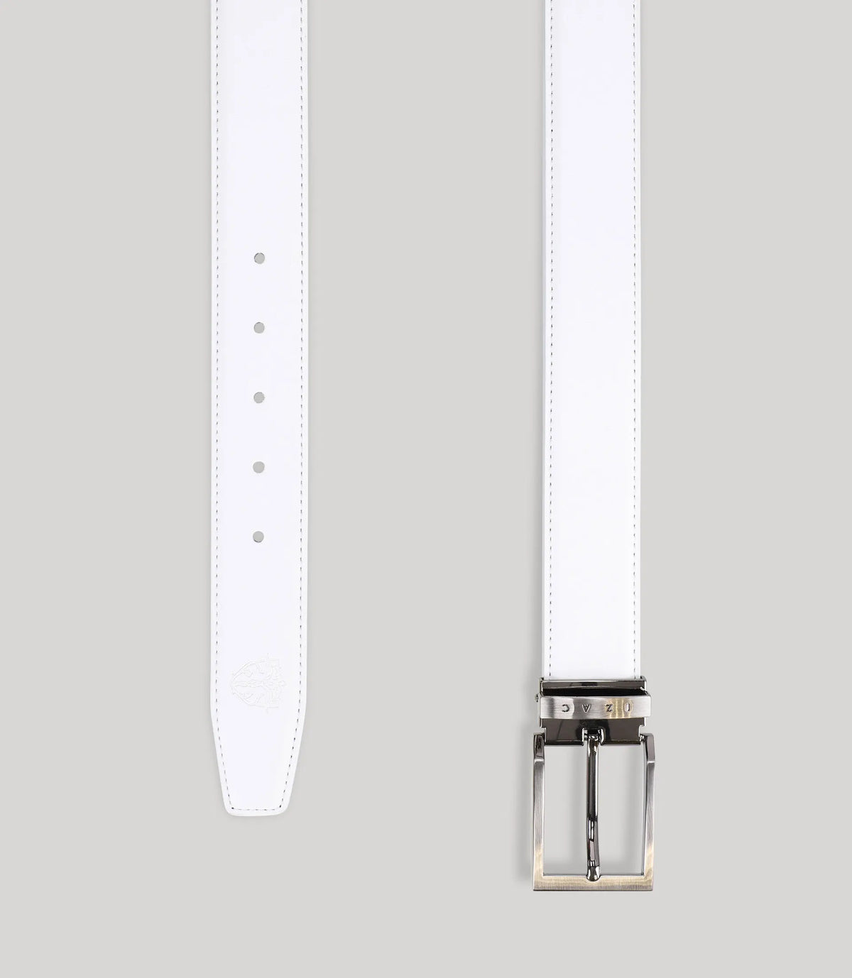 Ceinture réversible blanche et marine - IZAC