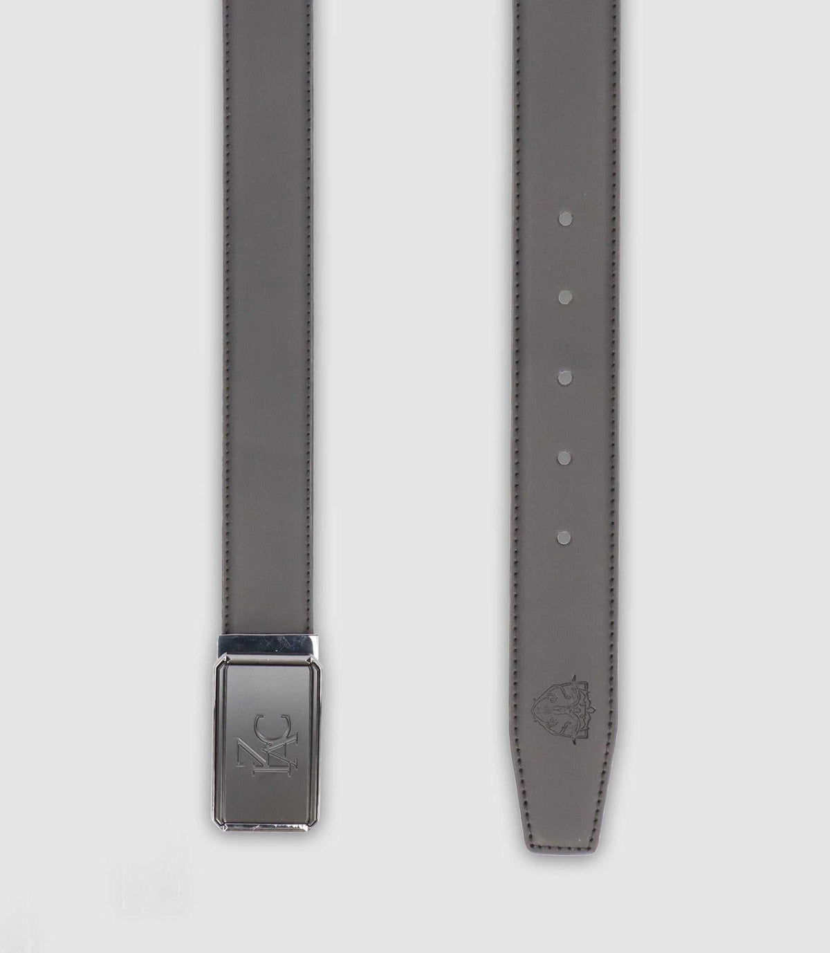 Ceinture réversible 35mm ajustable noire mate et noire CLUME - IZAC
