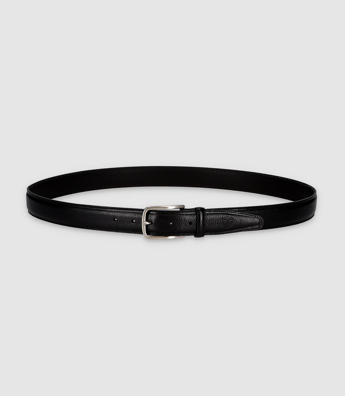 Ceinture en cuir 35mm ajustable noire CUI - IZAC