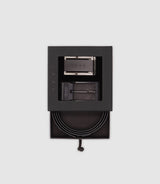 Coffret ceinture avec sangle réversible noire - IZAC