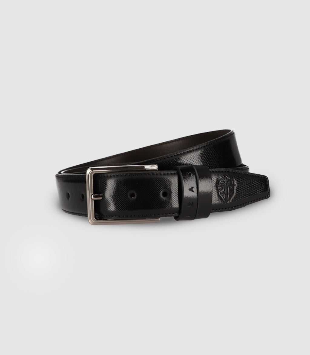 Ceinture à ardillon noire - IZAC