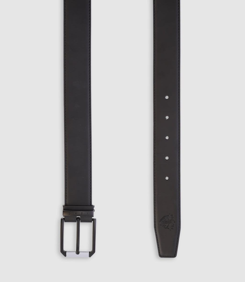 Ceinture réversible noire - IZAC