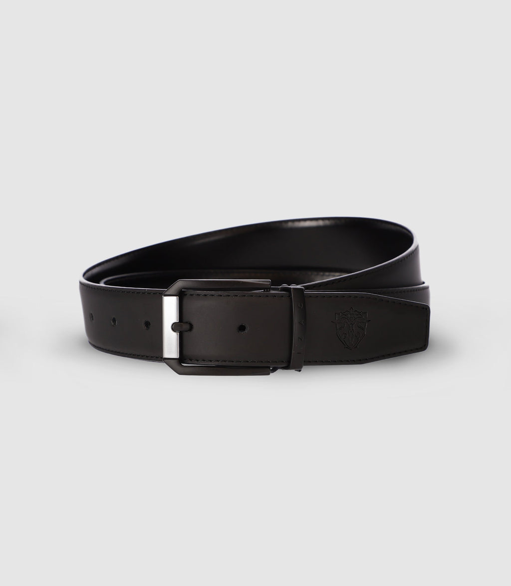 Ceinture réversible noire - IZAC