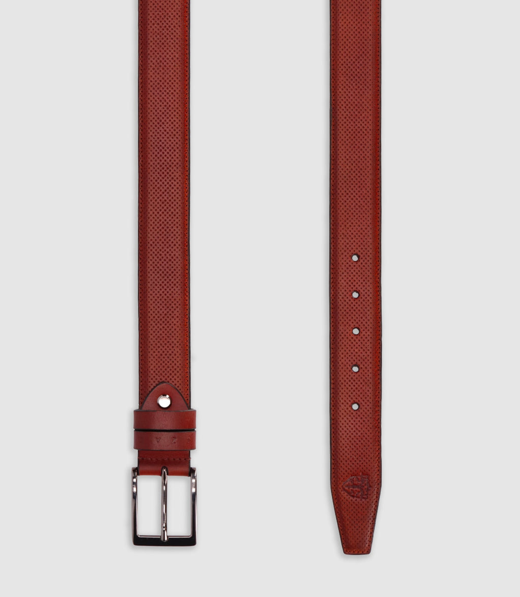 Ceinture avec boucle à ardillon camel - IZAC