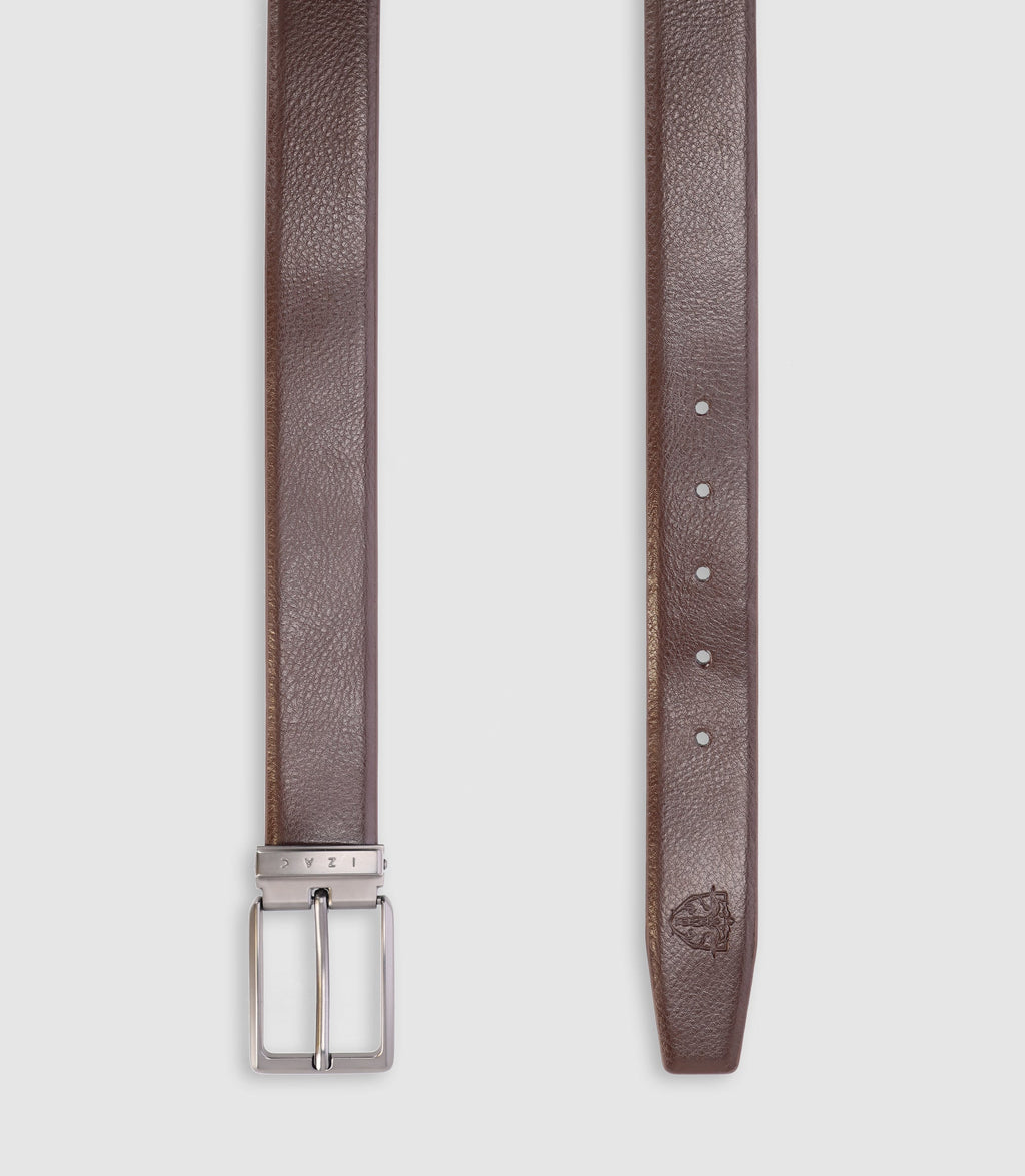 Ceinture réversible ajustable noire - IZAC