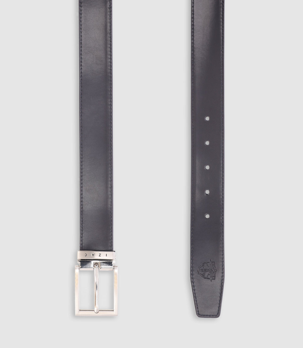 Ceinture avec boucle réversible marine - IZAC