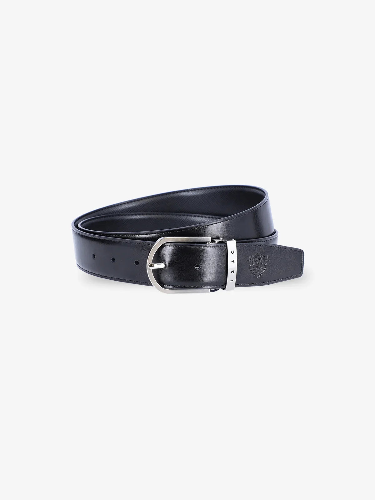 Ceinture réversible noire - IZAC