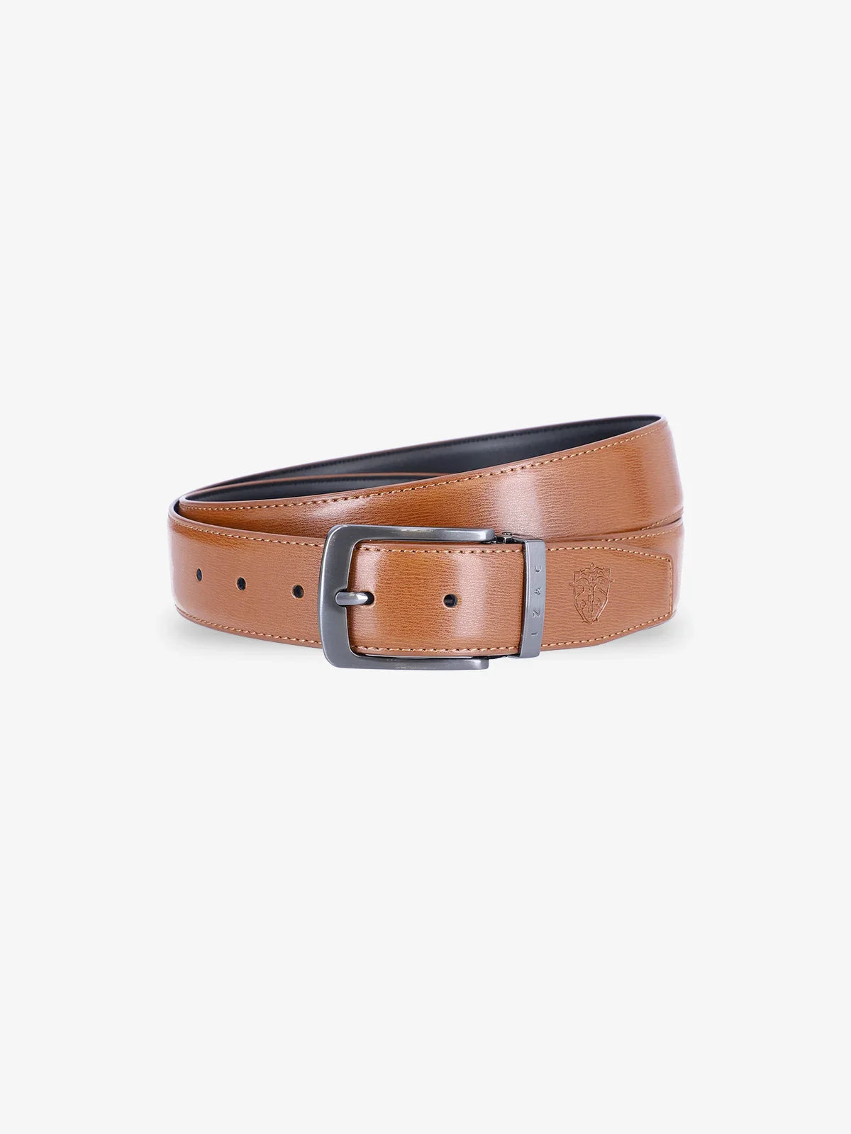 Ceinture réversible camel - IZAC