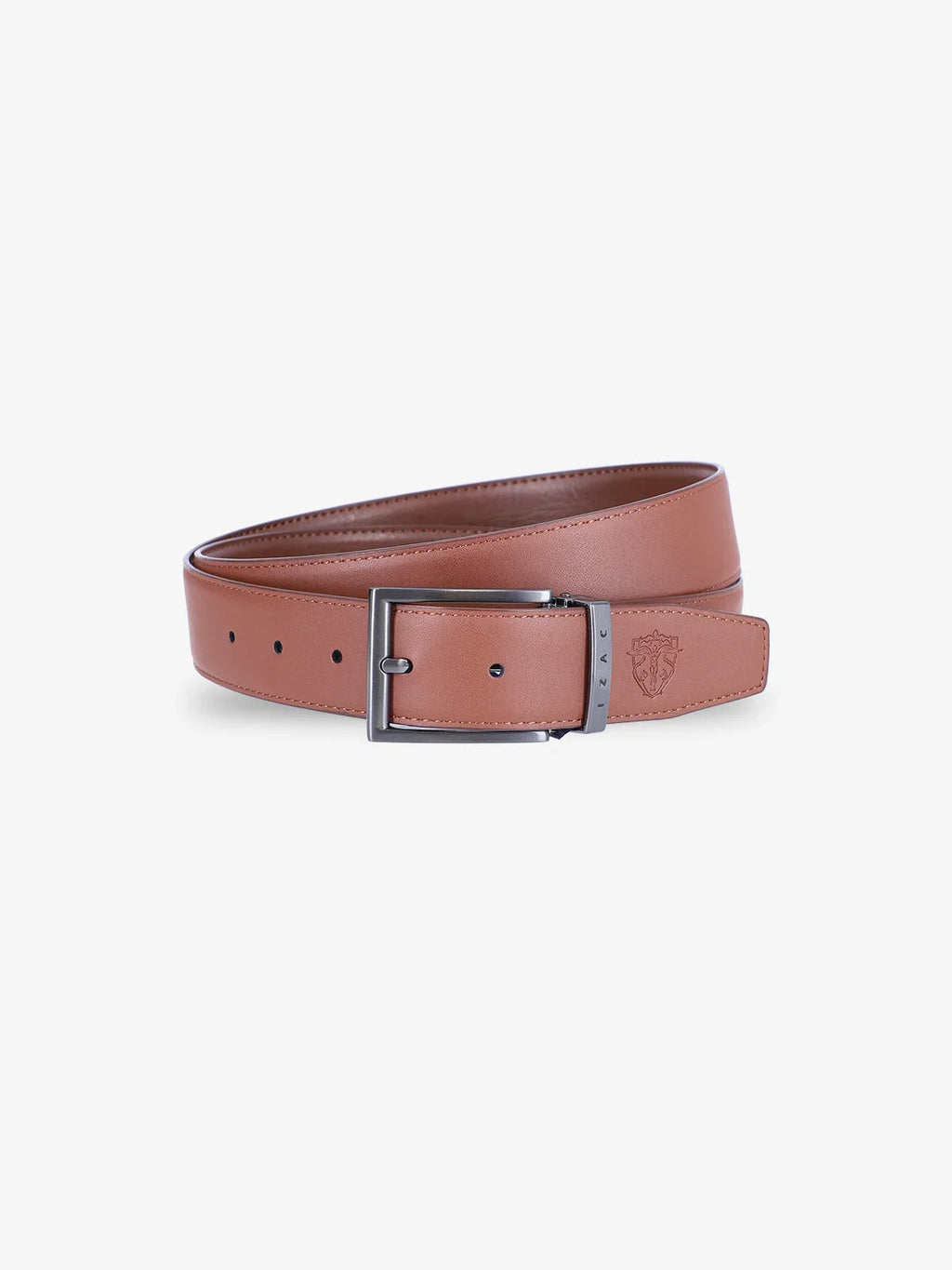 Ceinture réversible marron clair - IZAC