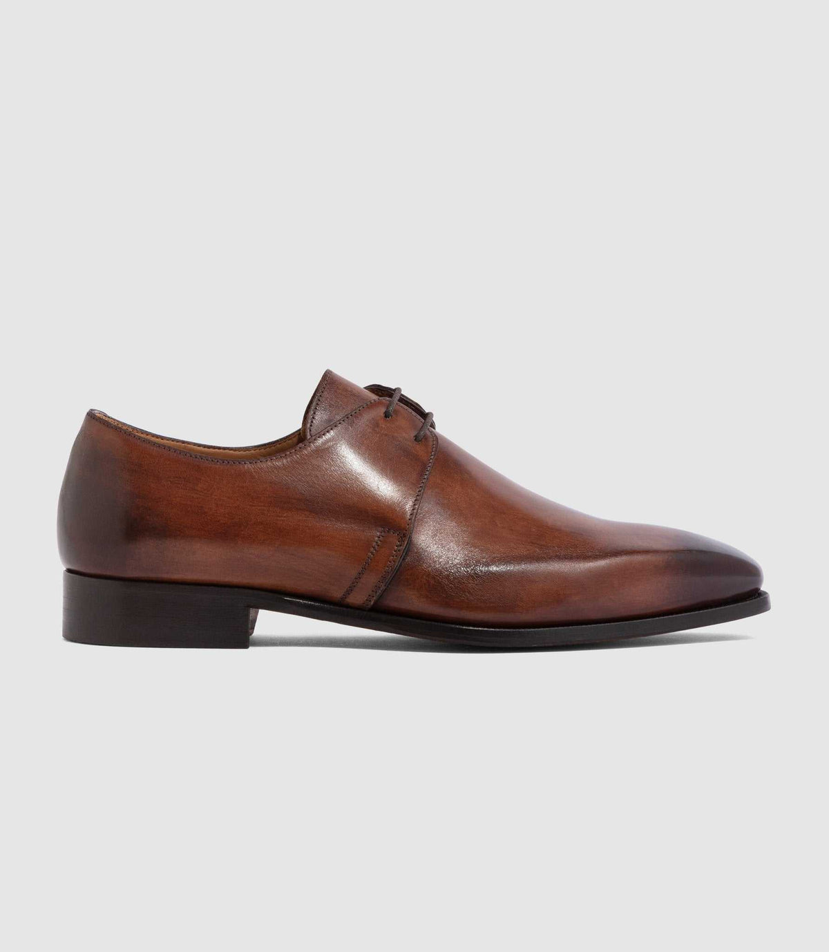 Derby cuir marron clair "Eliad" - IZAC