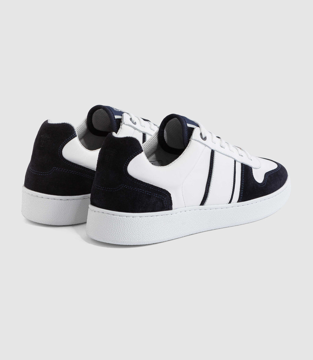Sneakers marine - blanche "Gaspard" - IZAC