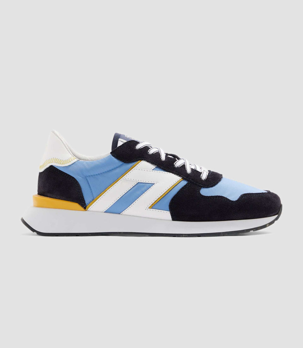 Sneakers bleu ciel et marine "Edisson" - IZAC