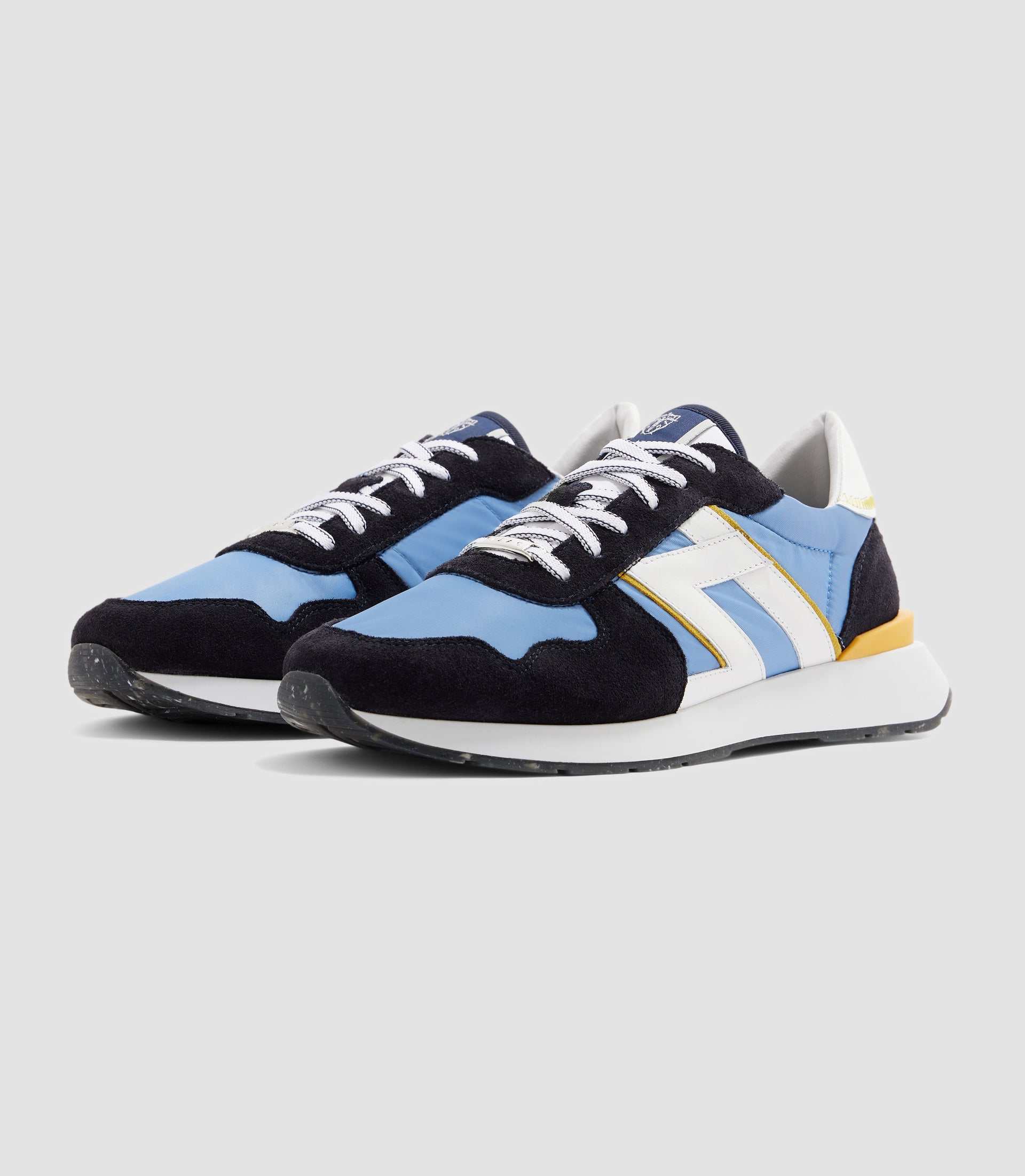 Sneakers bleu ciel et marine "Edisson" - IZAC