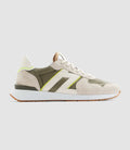 Sneakers taupe et kaki "Edisson" - IZAC