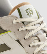 Sneakers taupe et kaki "Edisson" - IZAC