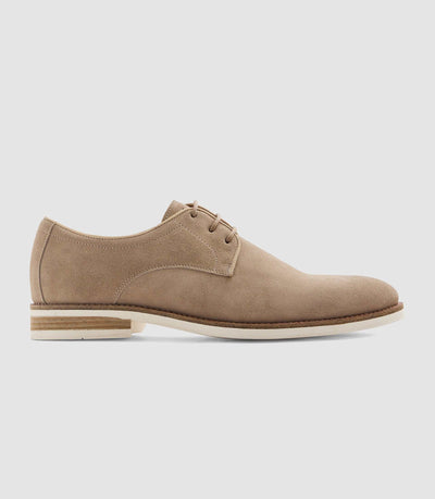 Derby en suède beige "Emerico" - IZAC