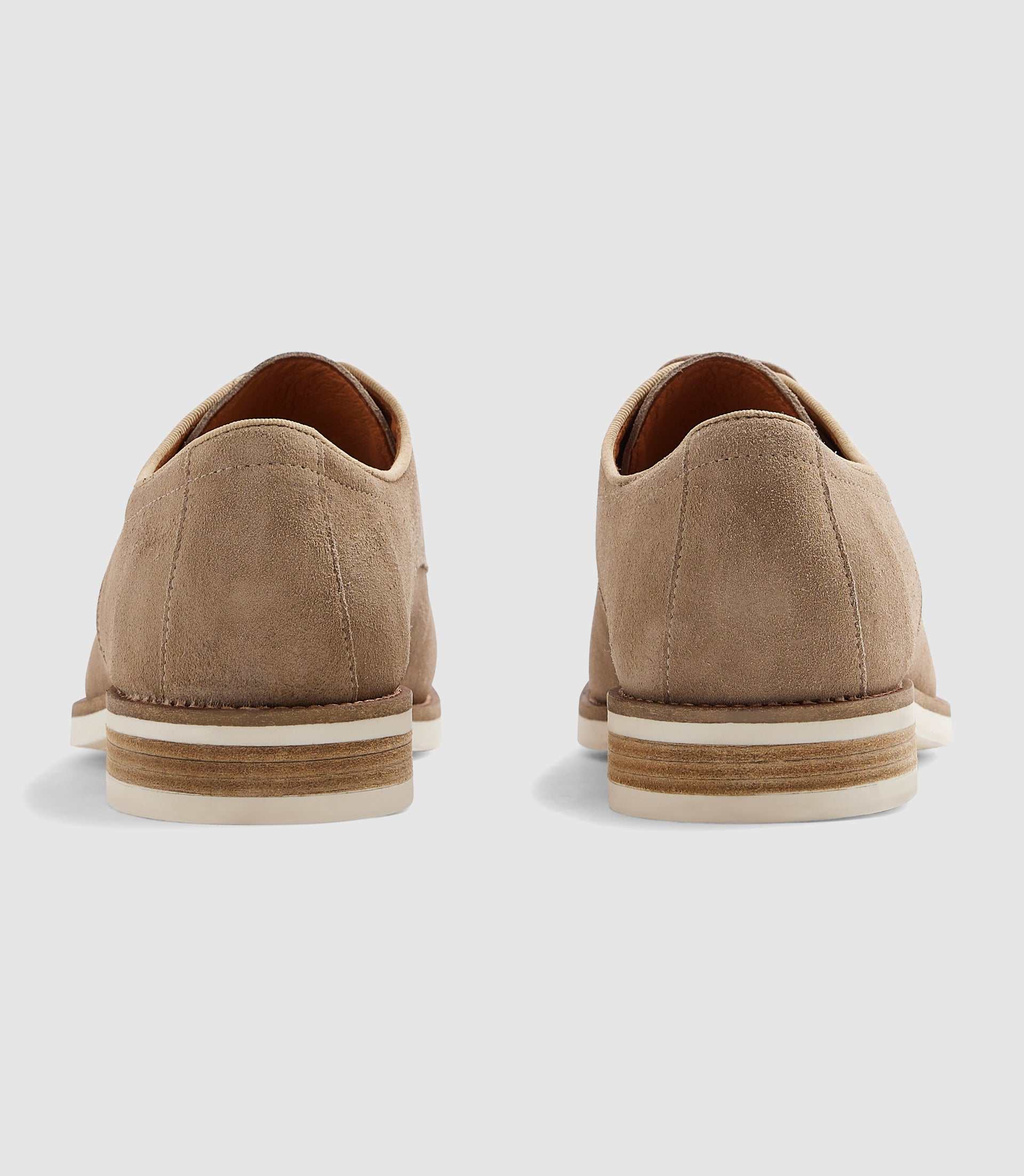 Derby en suède beige "Emerico" - IZAC