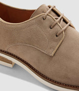 Derby en suède beige "Emerico" - IZAC