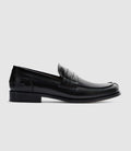 Mocassin couture noir "Erasmus" - IZAC
