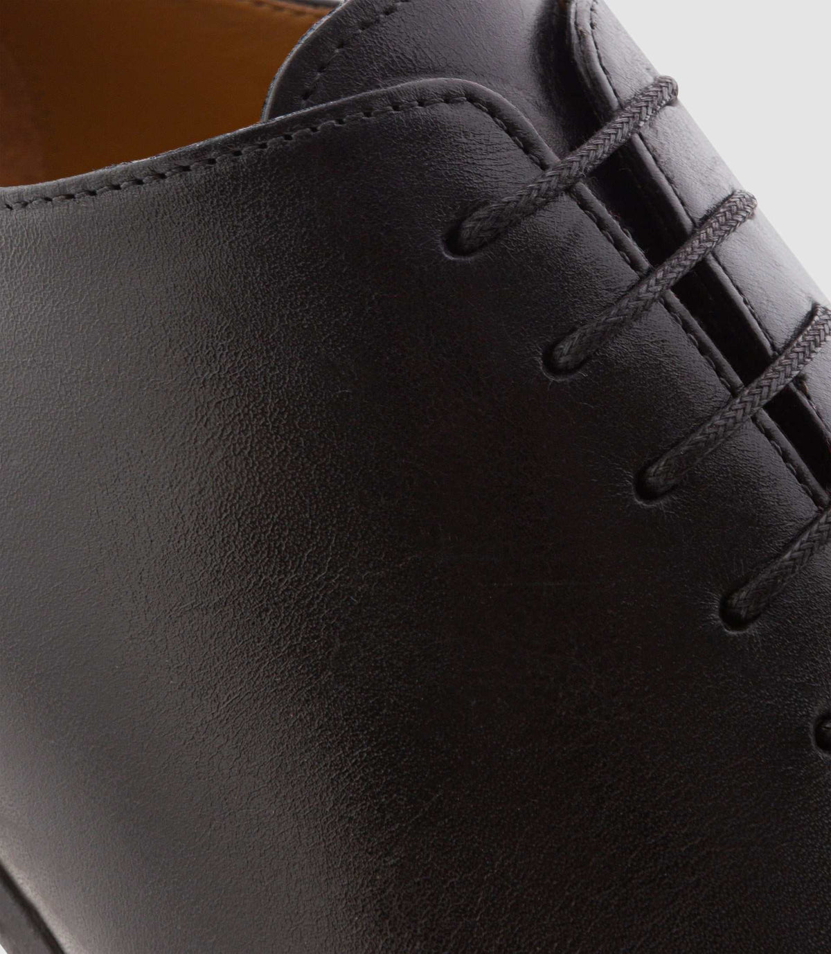 Richelieu en cuir noires EDMONDO - IZAC