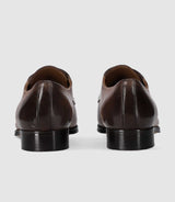 Derby couture en cuir marron clair - IZAC