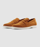 Mocassin en daim ocre EMILE - IZAC