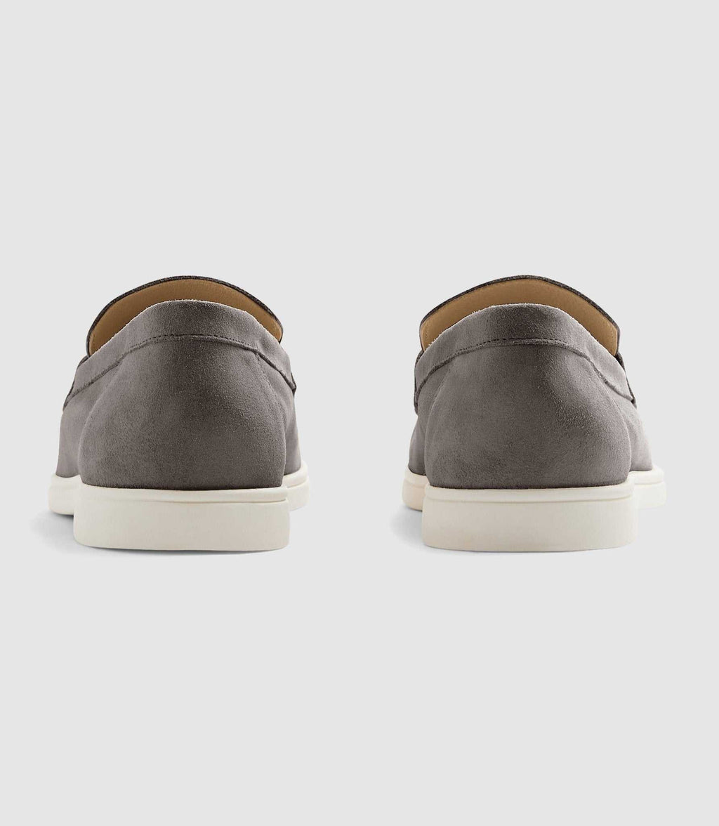 Mocassins en daim taupe - IZAC