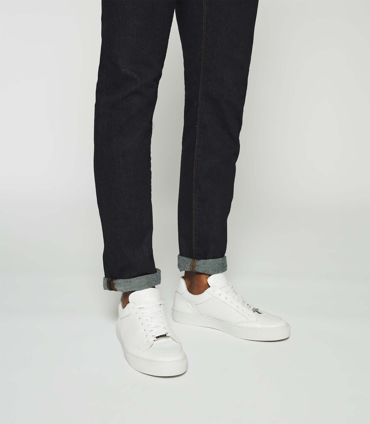 Sneakers en cuir blanches ERIC - IZAC