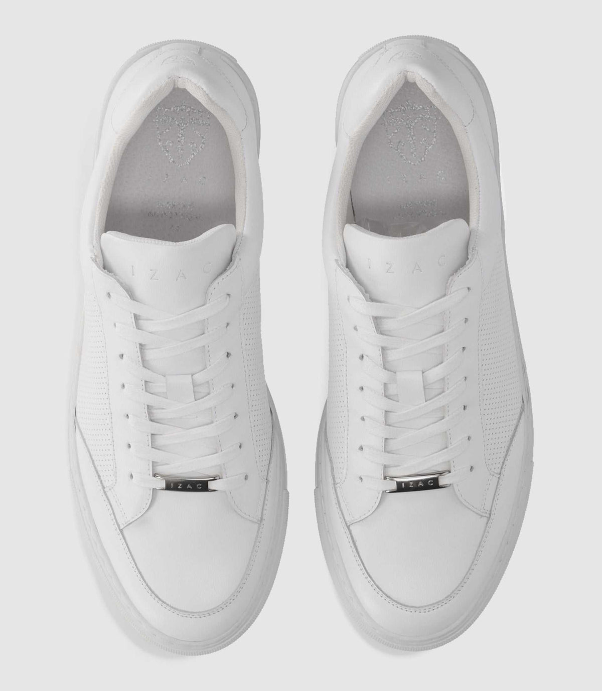 Sneakers en cuir blanches ERIC - IZAC