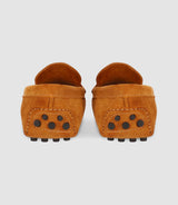 Mocassin en croute velours CAMEL - IZAC