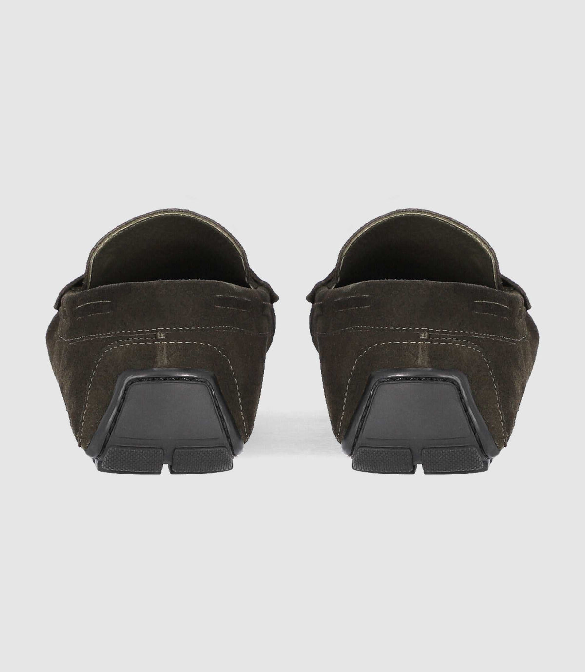 Mocassins en velours kaki - IZAC