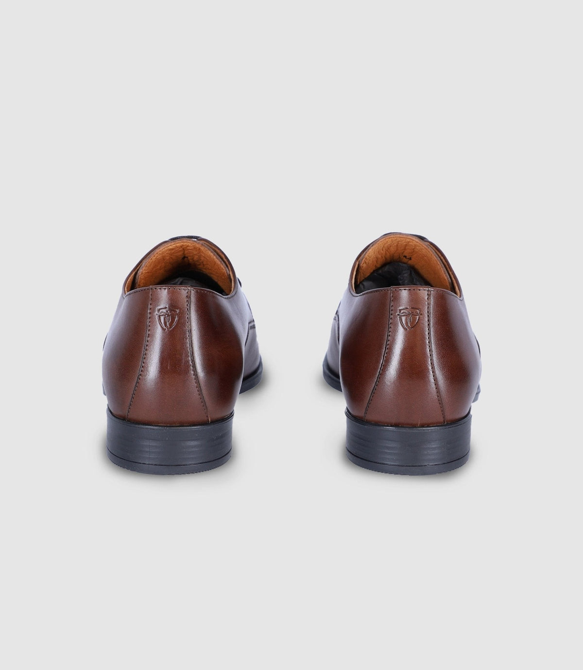 Chaussures derby en cuir marron - IZAC