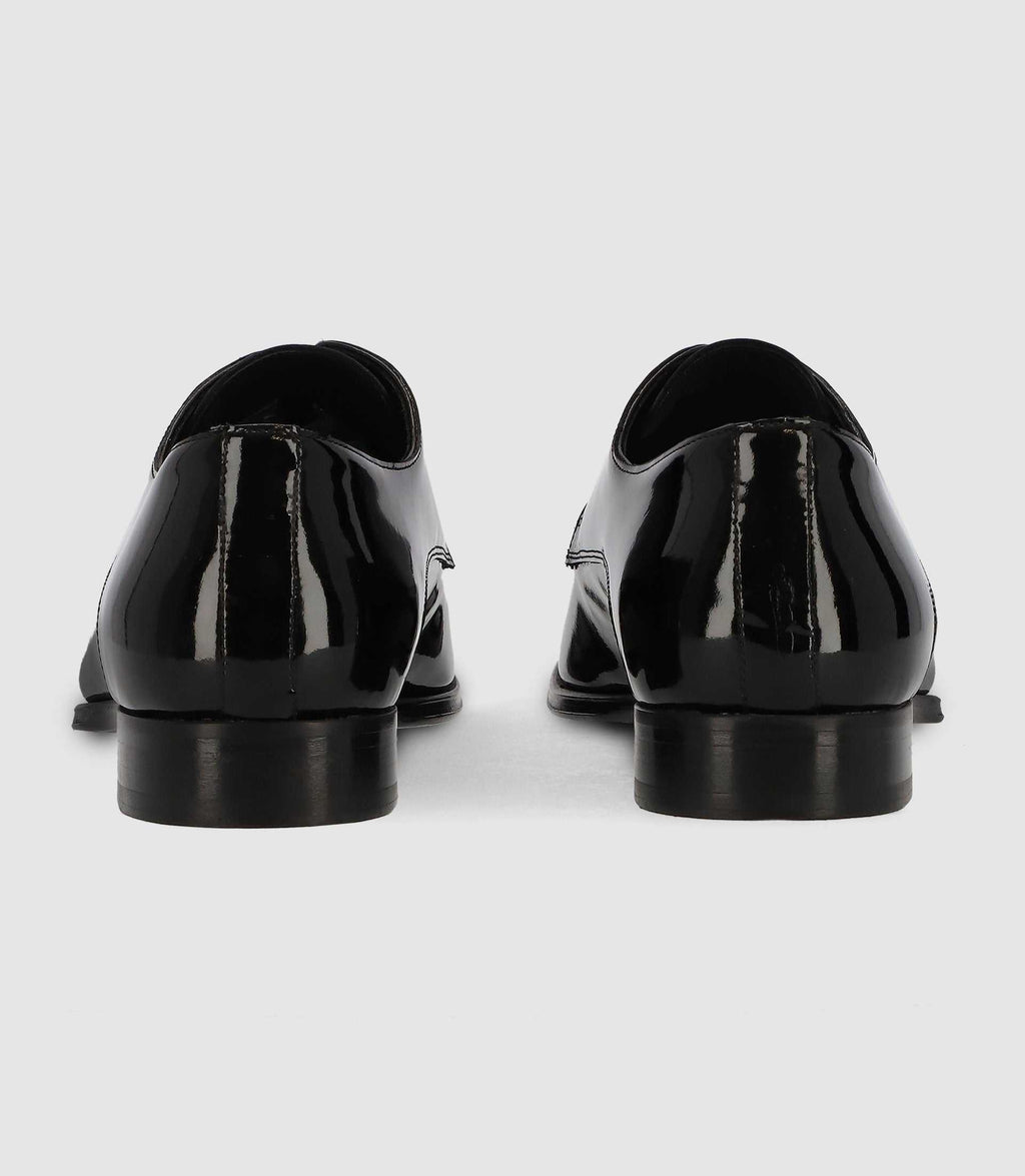 Chaussure derby vernis noires - IZAC