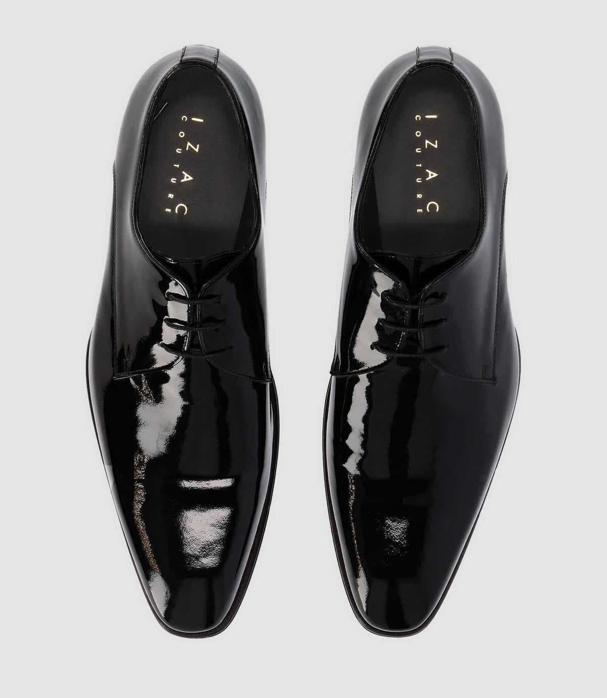 Chaussure derby vernis noires - IZAC