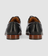 Chaussures derby en cuir noires - IZAC