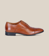 Chaussures richelieu en cuir marron - IZAC