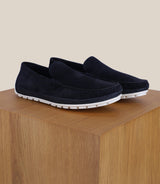 Mocassin en daim marine - IZAC
