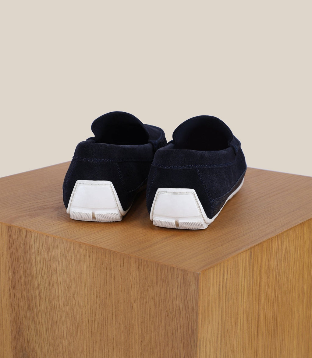 Mocassin en daim marine - IZAC