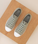 Chaussures baskets en toile kaki - IZAC