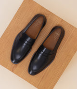 Chaussures ville mocassin noires - IZAC