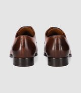 Derby couture en cuir marron clair ORENZO - IZAC