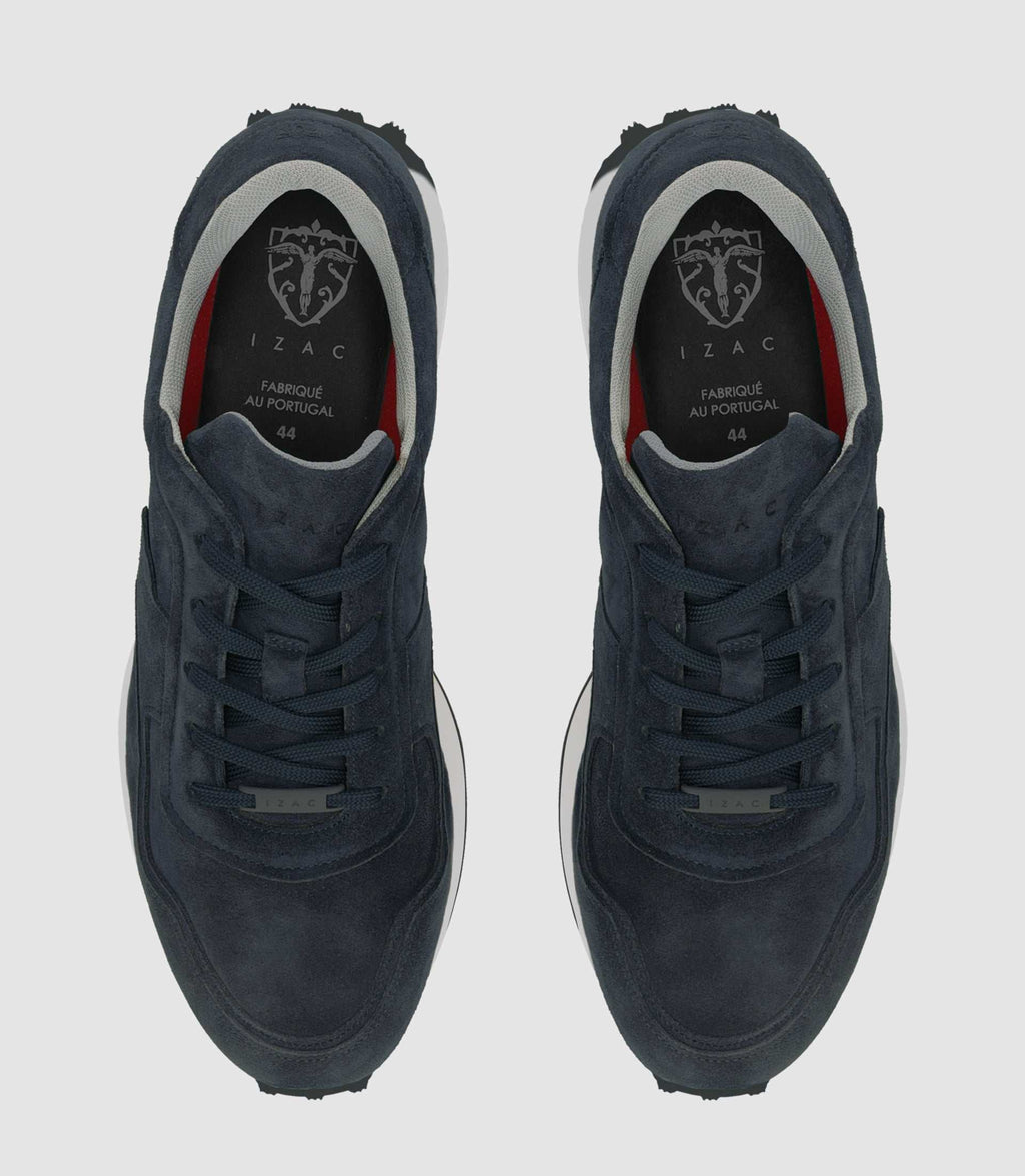 Sneakers en cuir marine OTTO - IZAC