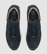 Sneakers en cuir marine OTTO - IZAC