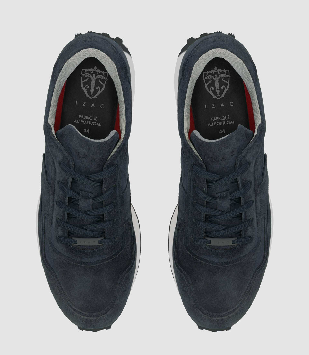 Sneakers en cuir marine OTTO - IZAC