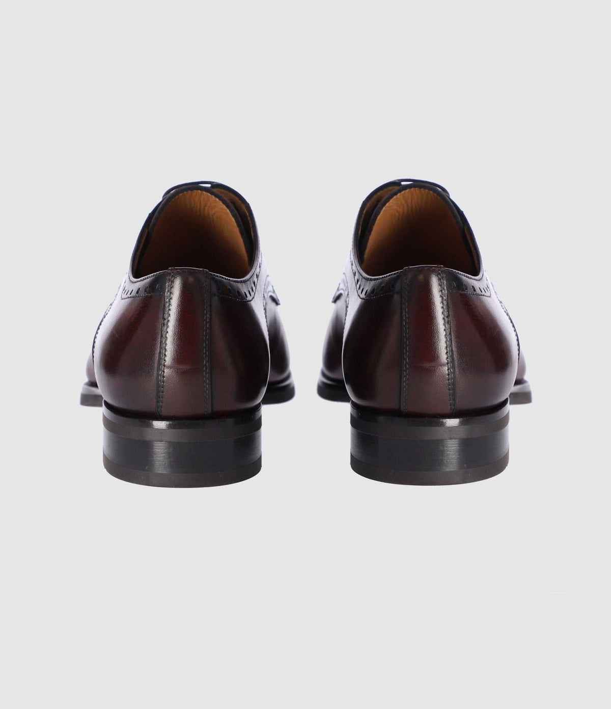 Derby couture en cuir bordeaux OCTAVE - IZAC